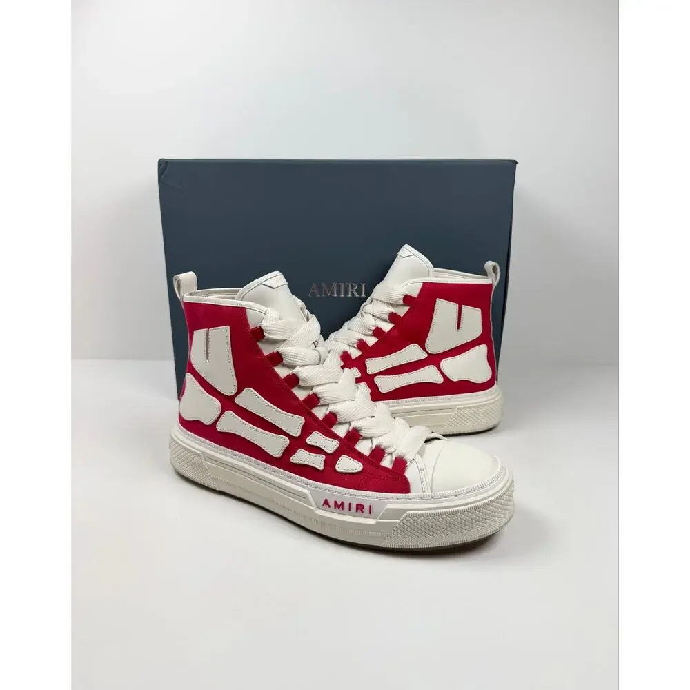 Size 47EU/14US - Amiri Skel Court High Top Red
